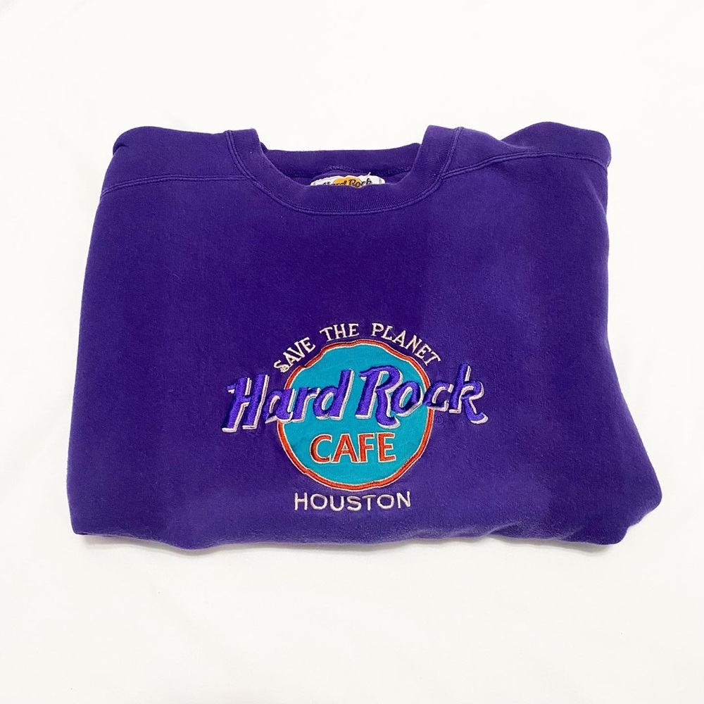 Vintage Hard Rock Cafe Purple Crewneck